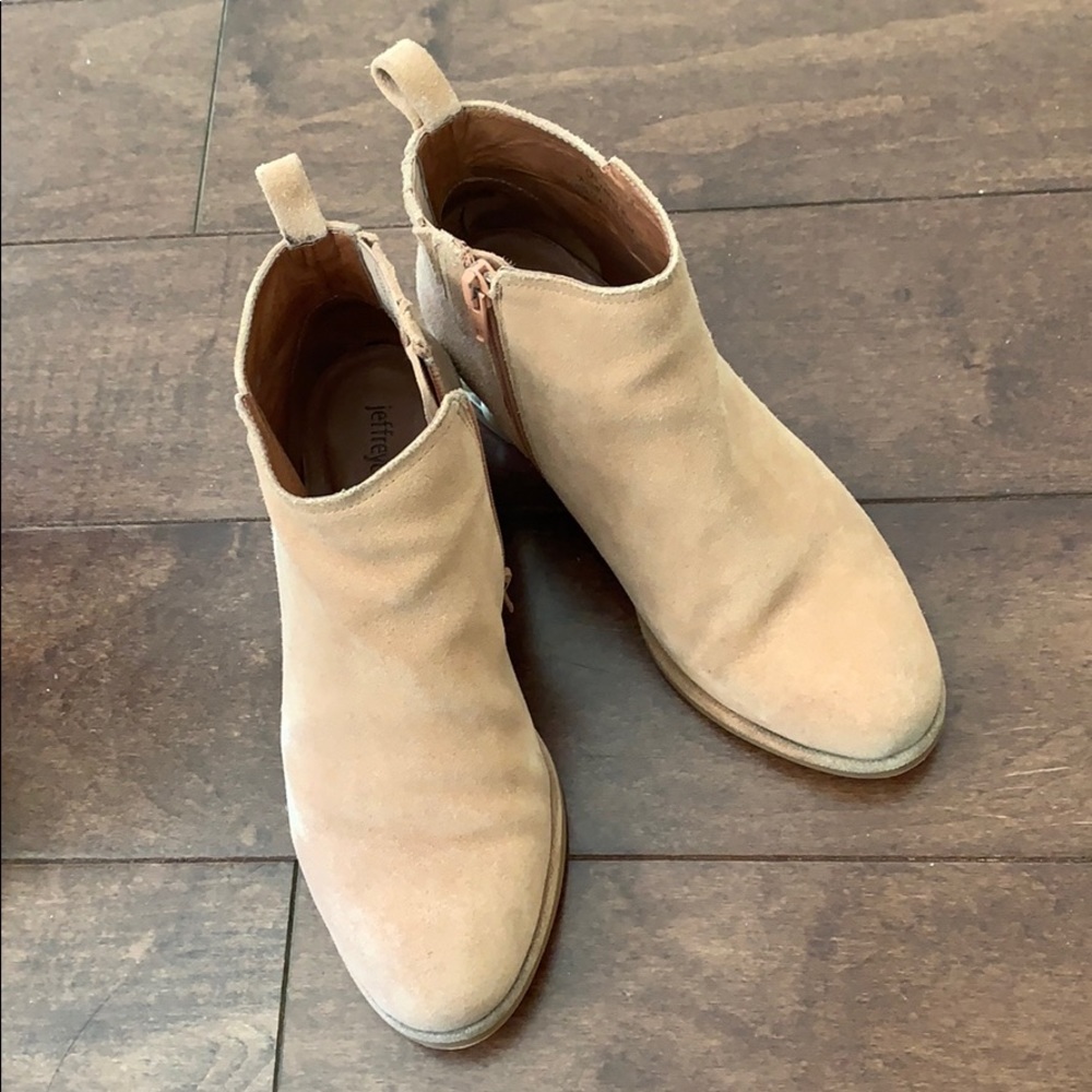 Jeffery Campbell light pink ankle boots